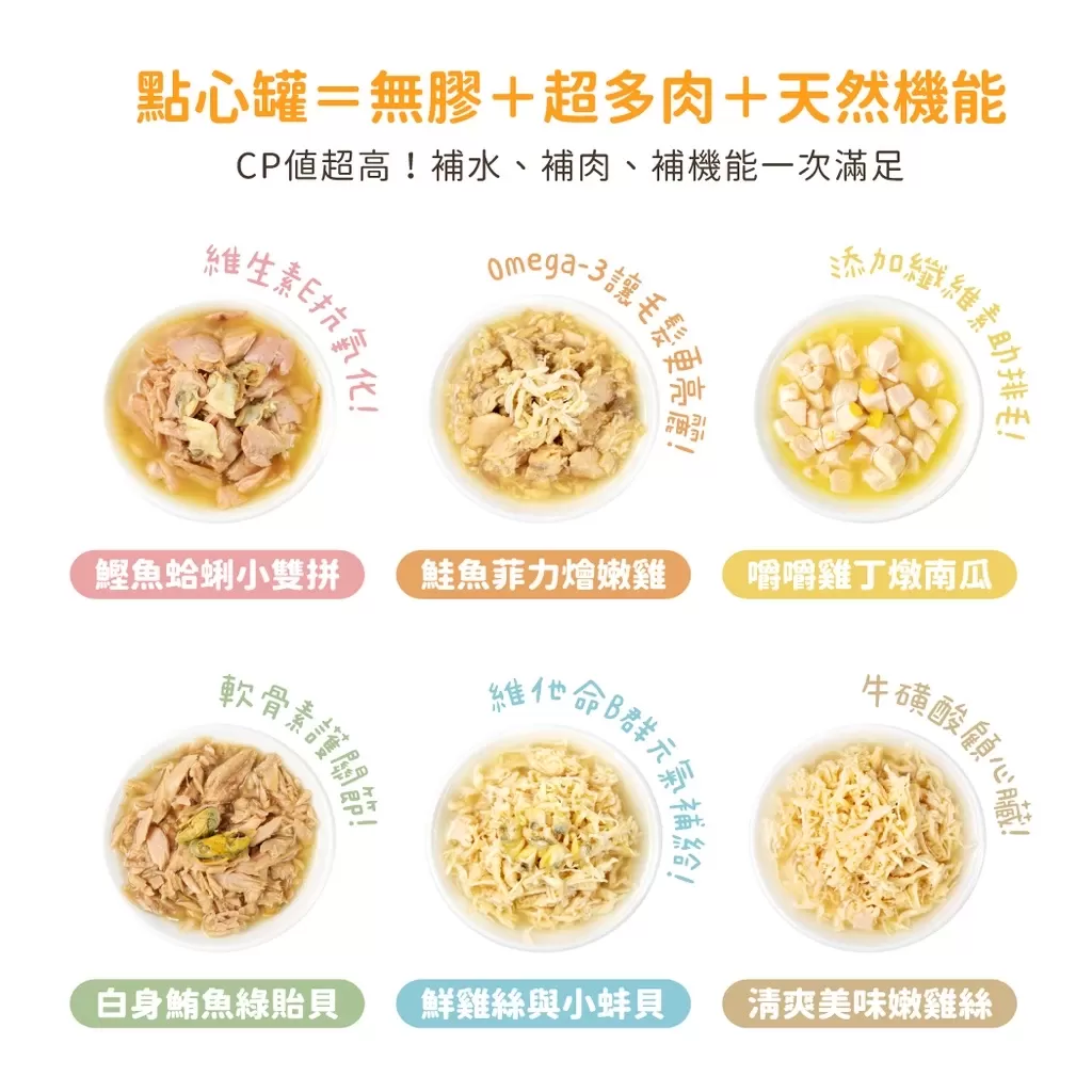 汪喵星球  無膠點心罐 80g商品介紹-1-1
