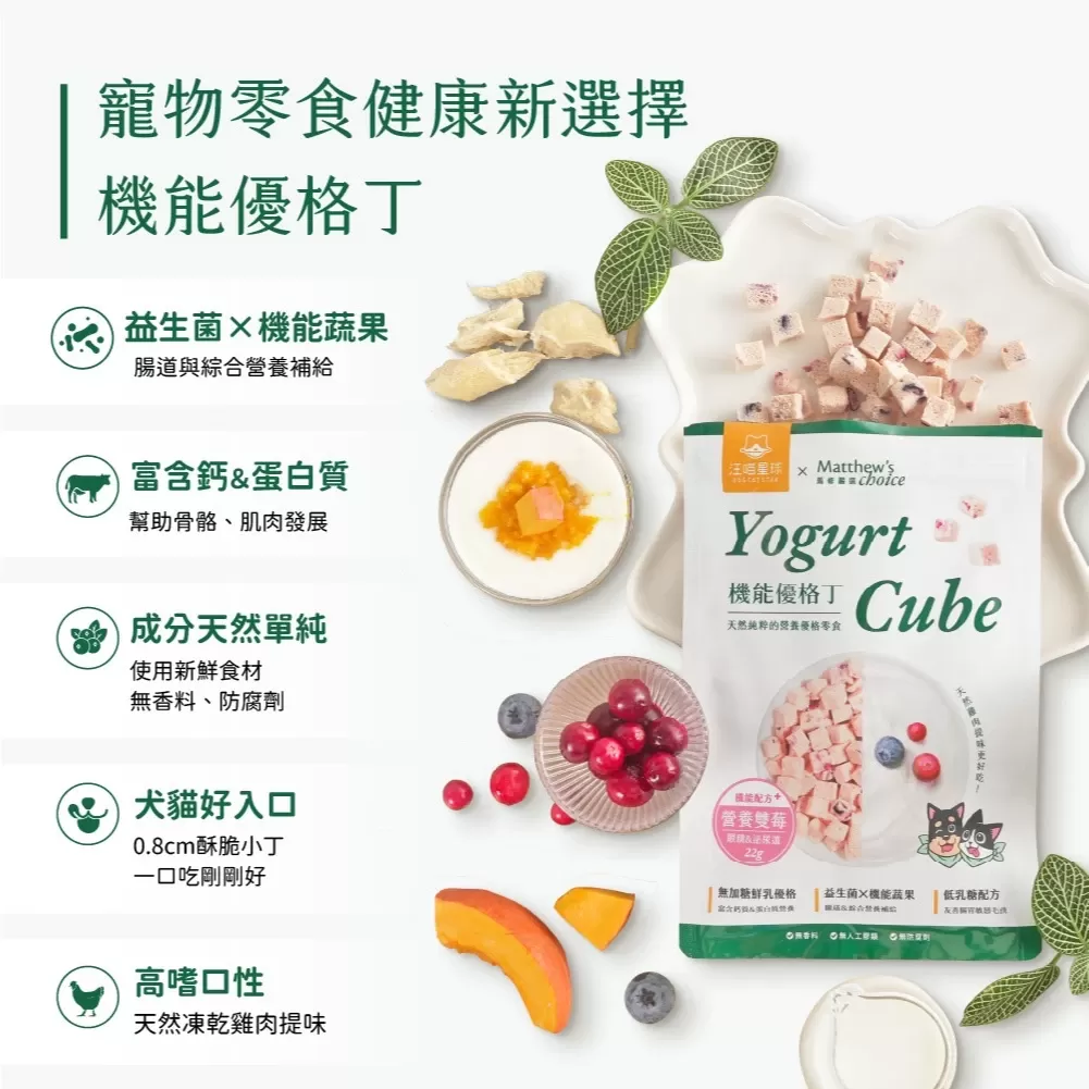 汪喵星球  機能優格丁 22g商品介紹-1-6