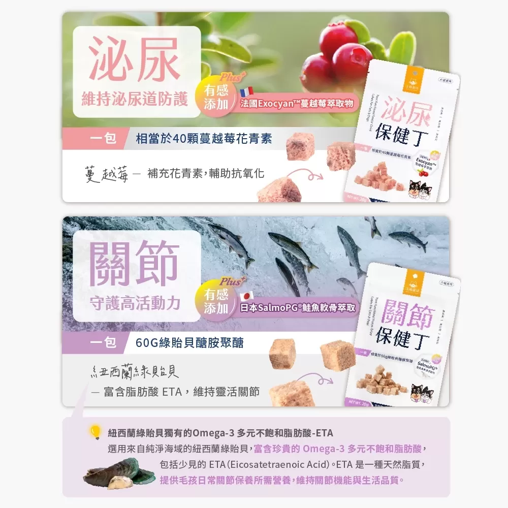 汪喵星球  機能保健丁  犬貓凍乾保健零食 保健品 貓狗 零食 貓零食 狗零食 寵物保健 凍乾零食商品介紹-1-5