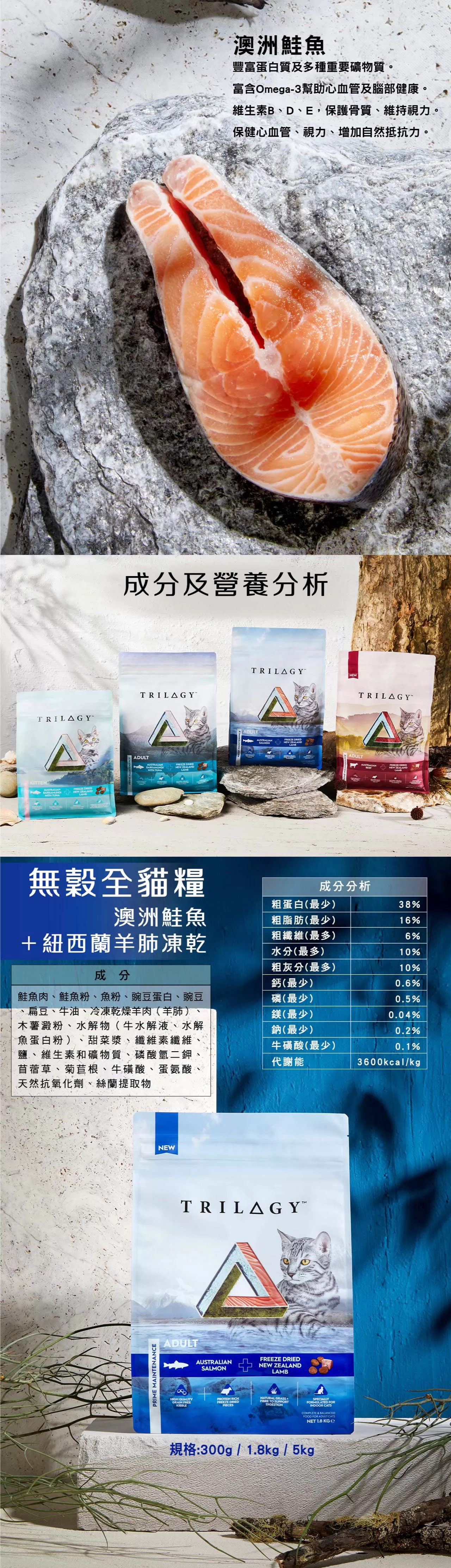 奇境 1.8Kg (成貓) 澳洲鮭魚商品介紹-1-2