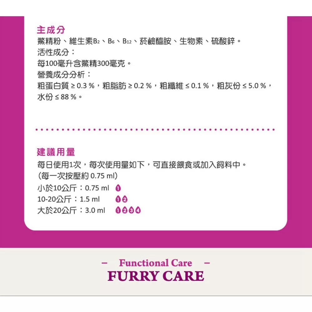 SINGEN 信元發育寶 信元 CS4爆毛樂 犬貓用雙效強化爆毛靚膚營養健康配方高濃度口服液商品介紹-1-2