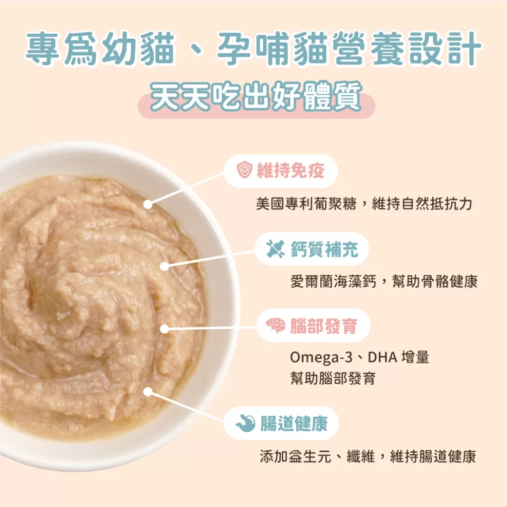 汪喵星球 幼母貓98%營養無膠主食罐 80g商品介紹-1-2