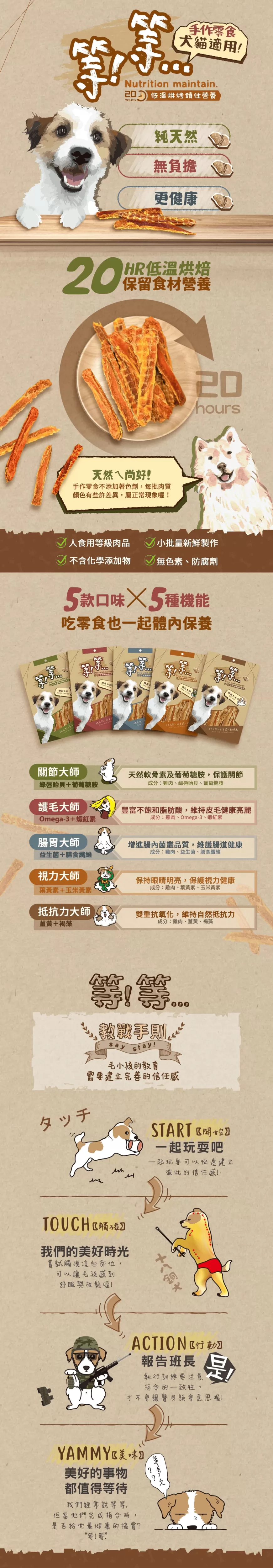 等等 手作狗零食100g商品介紹-1